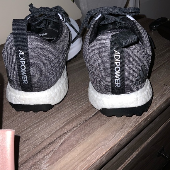 Adidas White & Gray Boost ADI Power sneaker { Never Worn } - Picture 6 of 10